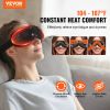 VEVOR Heated Eye Massager Eye Care Device 5 Modes Bluetooth Music 180¬∞ Foldable