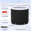 66 Gal Outdoor Ice Plunge Tub with Lid at Home