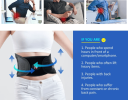 PSYGAH9M waist anchor air traction press belt, decompression back bracket traction sciatica lumbar traction