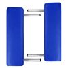 Blue Foldable Massage Table 2 Zones with Aluminum Frame