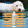 Dog Whitening Shampoo for Dogs with White Light Colored Hair Coat Fur White Haired Pets Shampoo for Itching Dry Sensitive Skin. Non Toxic Formula