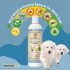 Dog Whitening Shampoo for Dogs with White Light Colored Hair Coat Fur White Haired Pets Shampoo for Itching Dry Sensitive Skin. Non Toxic Formula