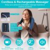 Electric Neck Shoulder Massager with Infrared Light Heating 3 Massage Modes Speeds Kneading Grasping Shiatsu Massage Pillow For Back Arms Thighs Relea