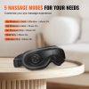 VEVOR Heated Eye Massager Eye Care Device 5 Modes Bluetooth Music 180¬∞ Foldable