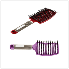 Hairbrush Anti Klit Brushy Haarborstel Women Detangler Hair Brush Bristle Nylon Scalp Massage  Teaser Hair Brush Comb (Option: 6-Brush-Set)