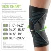 Knee Brace Sleeves Joint Protection and Support Knee Compression Sleeve for Knee Pain Fit for Men and Women - Non-Slip Knee Support Portable for Runni