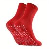 1 Pair Of Self-Heating Socks, Comfortable Elastic Resistant To Penetration Heating Socks Warm And Cold-Resistant Socks For Outdoor Activities, Skiing